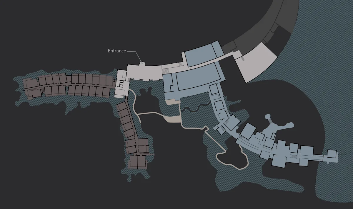 Map of the Retreat Spa
